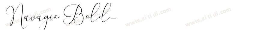 Navagio Bold字体转换
